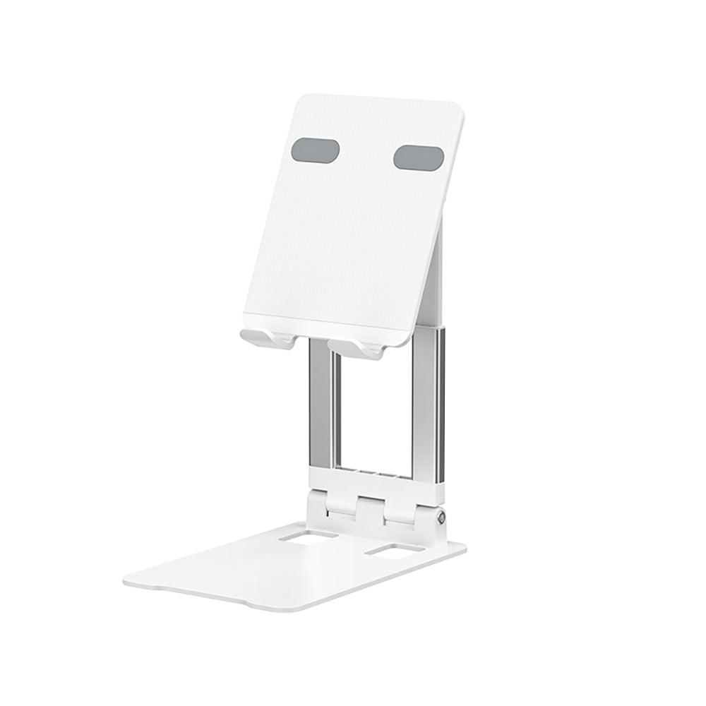 Recci RHO-M08 Ayarlanabilir Katlanabilir 90 Derece Dönebilen Telefon ve Tablet Standı Beyaz