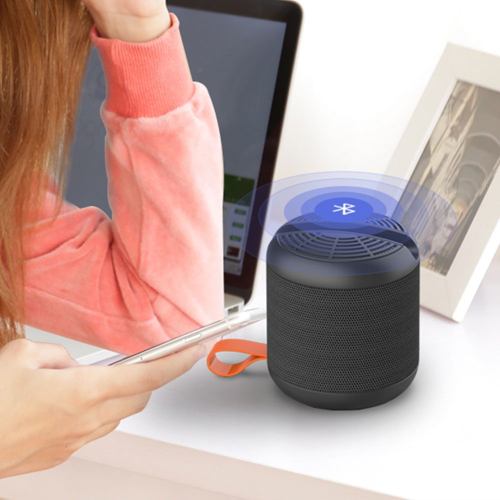 Recci RSK-W09 Mozart Serisi Hi-Fi Askılı Telefon Tutuculu Wireless Bluetooth 5.0 Speaker Hoparlör 1200mAh Koyu Yeşil