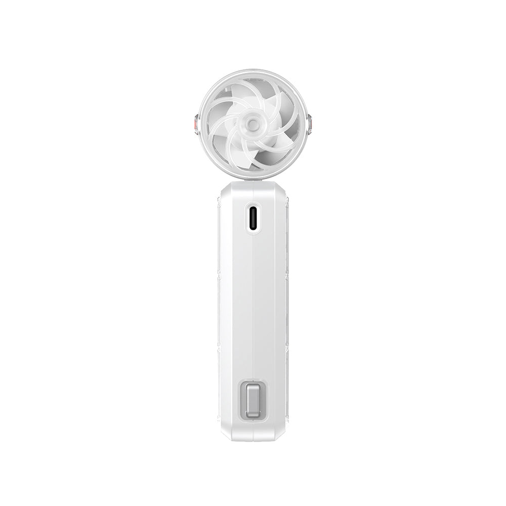 Skinarma Gyro Serisi Bilek Askı İpli Dijital LED Göstergeli Portatif Soğutucu El Fanı Beyaz