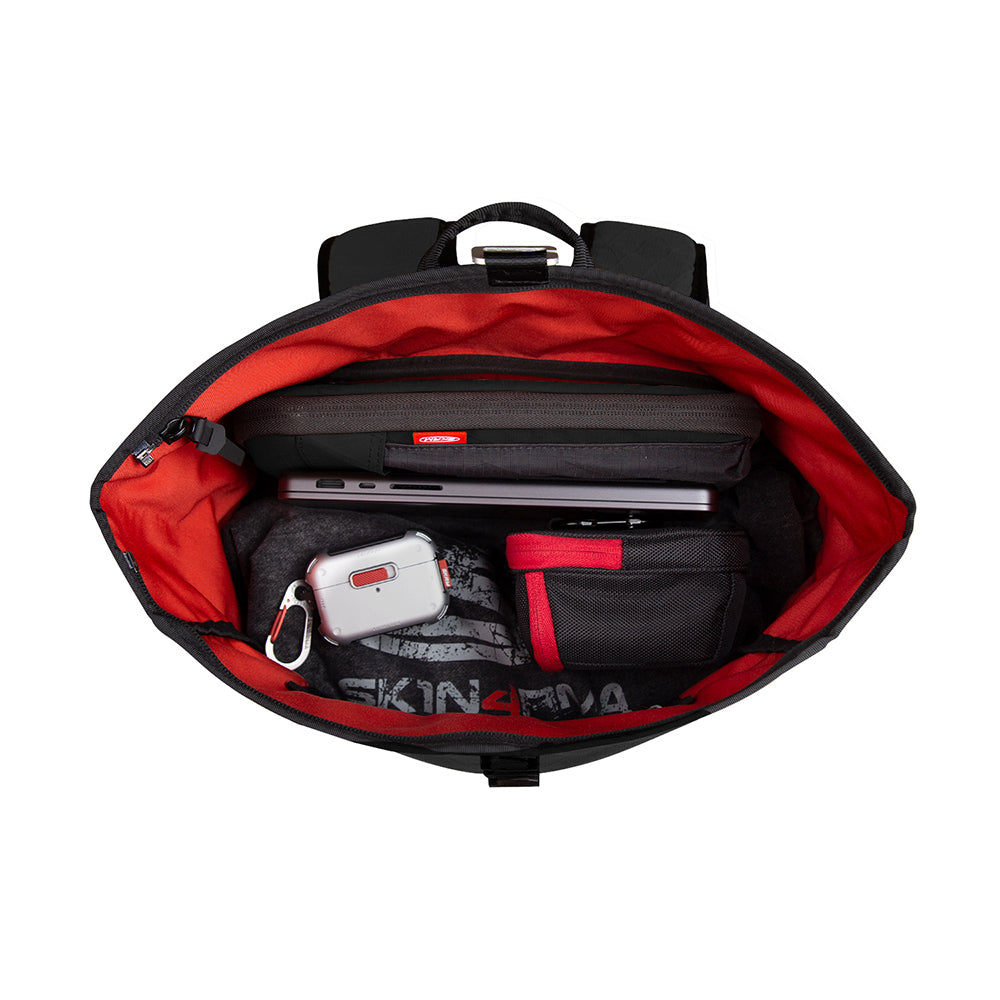 Skinarma Jager Serisi Naylon Scout Sırt Çantası Siyah