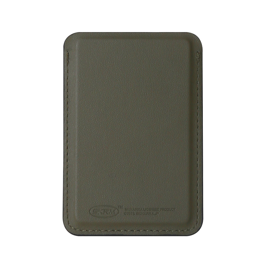 SkinArma Kado 2 Hazneli Magnetik Standlı Kartlık Siyah-Kırmızı