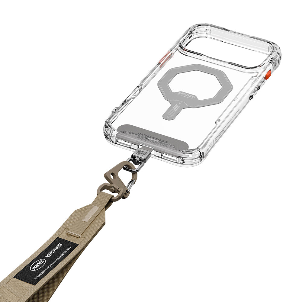 Skinarma Scout XE Serisi Logolu Ayarlanabilir Telefon Bilek Askı Kayışı Haki