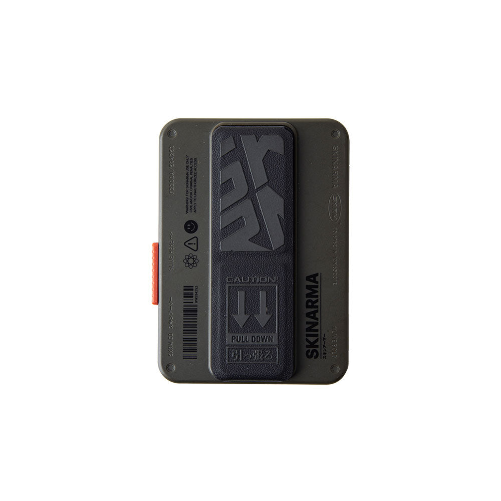 SkinArma Spunk Serisi Standlı PU Deri Kartlık Koyu Yeşil