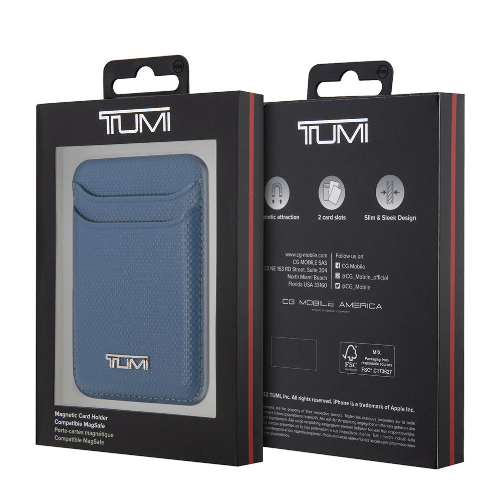 Tumi Orjinal Lisanslı 2 Hazneli Metal Logolu Deri Magnetik Kartlık Haki