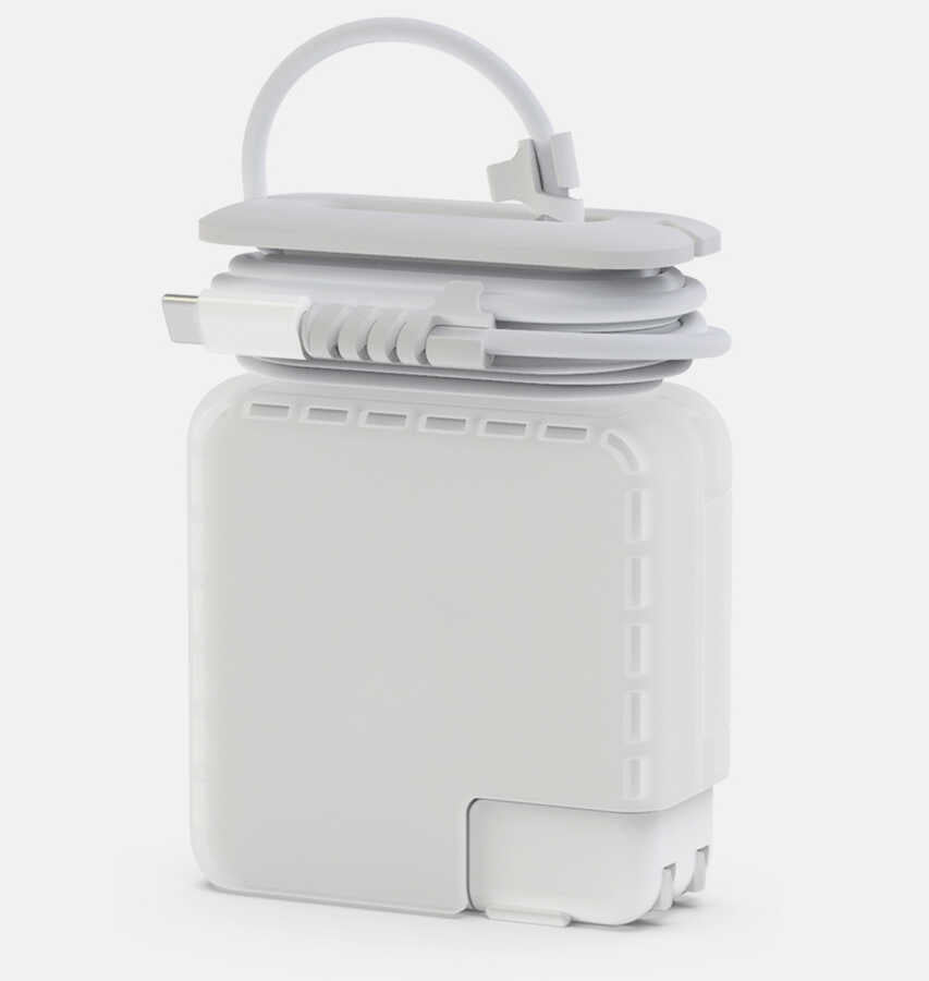 Wiwu 61W (A1718/A1947) Power Adaptör Kılıfı Beyaz