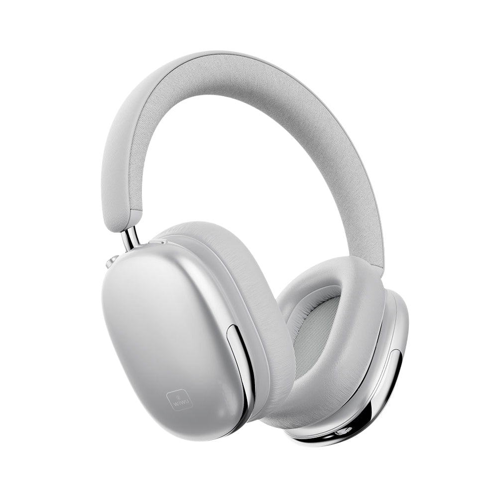 Wiwu Airbuds Max TD-16 ANC Aktif Gürültü Önleyicili Kulak Üstü Bluetooth Kulaklık v6.0 Gümüş