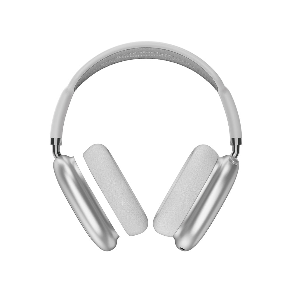 Wiwu Airbuds Max TD-18 ANC Aktif Gürültü Önleyicili Kulak Üstü Bluetooth Kulaklık v6.0 Gümüş