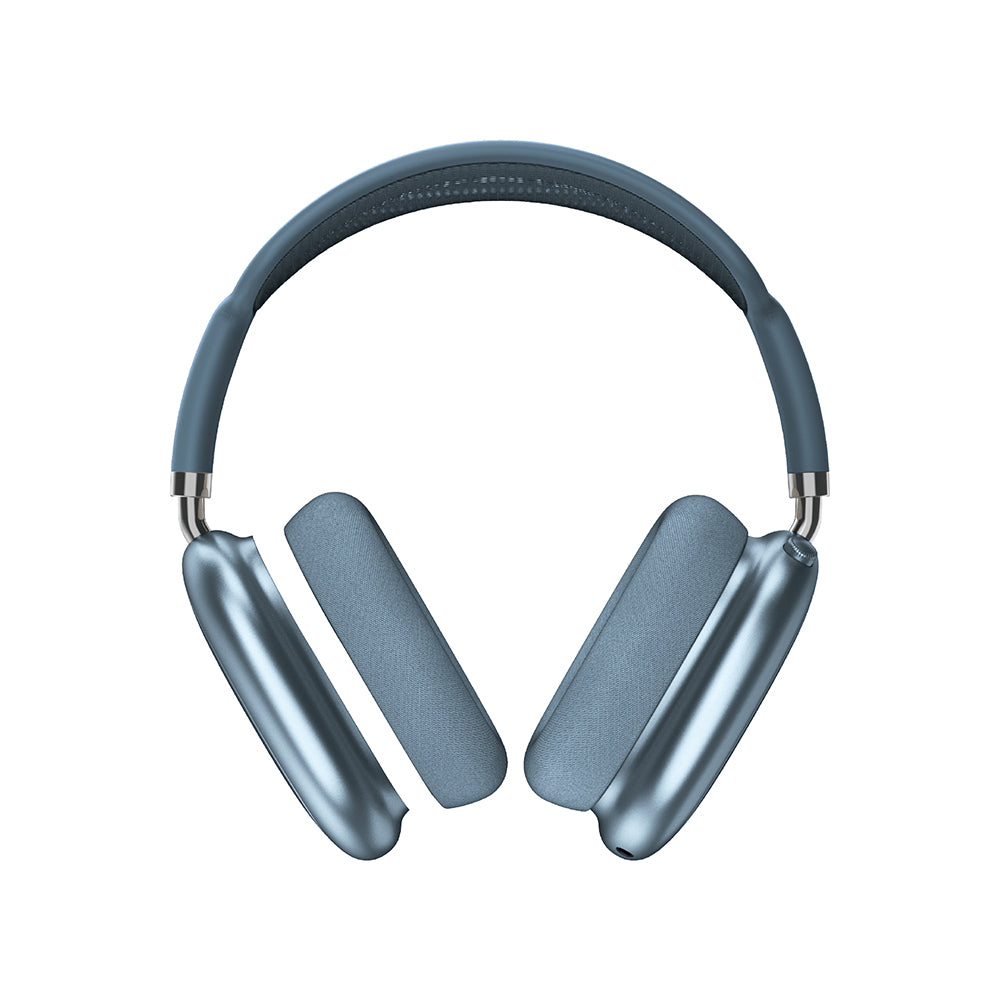 Wiwu Airbuds Max TD-18 ANC Aktif Gürültü Önleyicili Kulak Üstü Bluetooth Kulaklık v6.0 Mavi