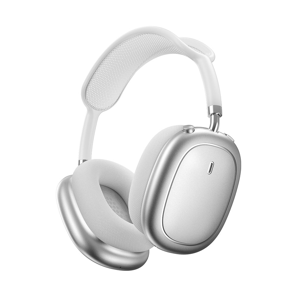 Wiwu Airbuds Max TD-18 ANC Aktif Gürültü Önleyicili Kulak Üstü Bluetooth Kulaklık v6.0 Gümüş