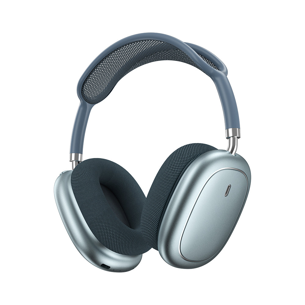 Wiwu Airbuds Max TD-18 ANC Aktif Gürültü Önleyicili Kulak Üstü Bluetooth Kulaklık v6.0 Mavi