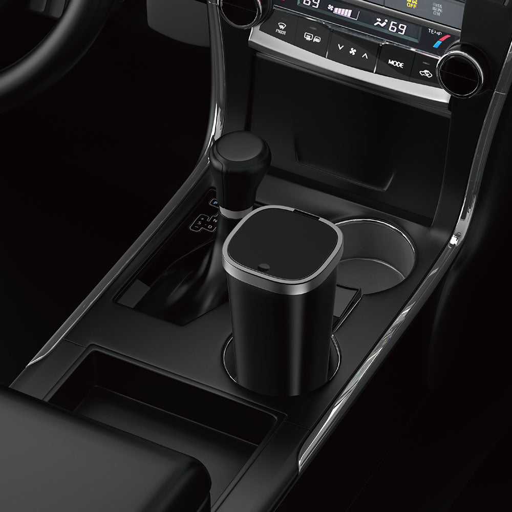 Wiwu CH020 Otomatik Kılıflı Araç İçi Mini Çöp Kutusu Siyah