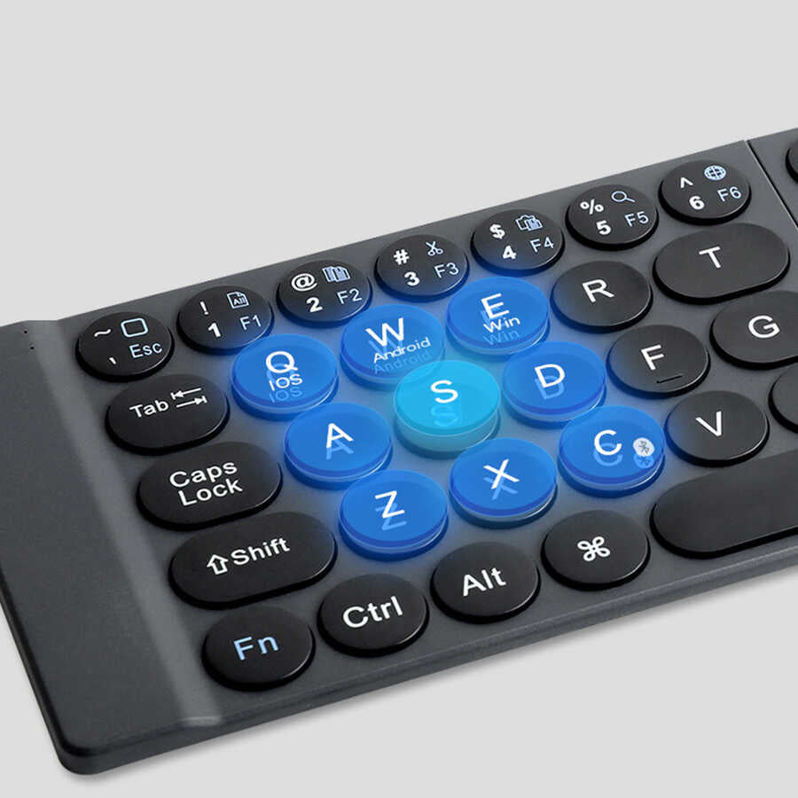 Wiwu FMK-01 Fold Mini Keyboard Siyah