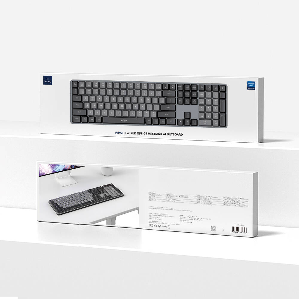 Wiwu KB-01 Kablolu Mekanik Klavye Siyah