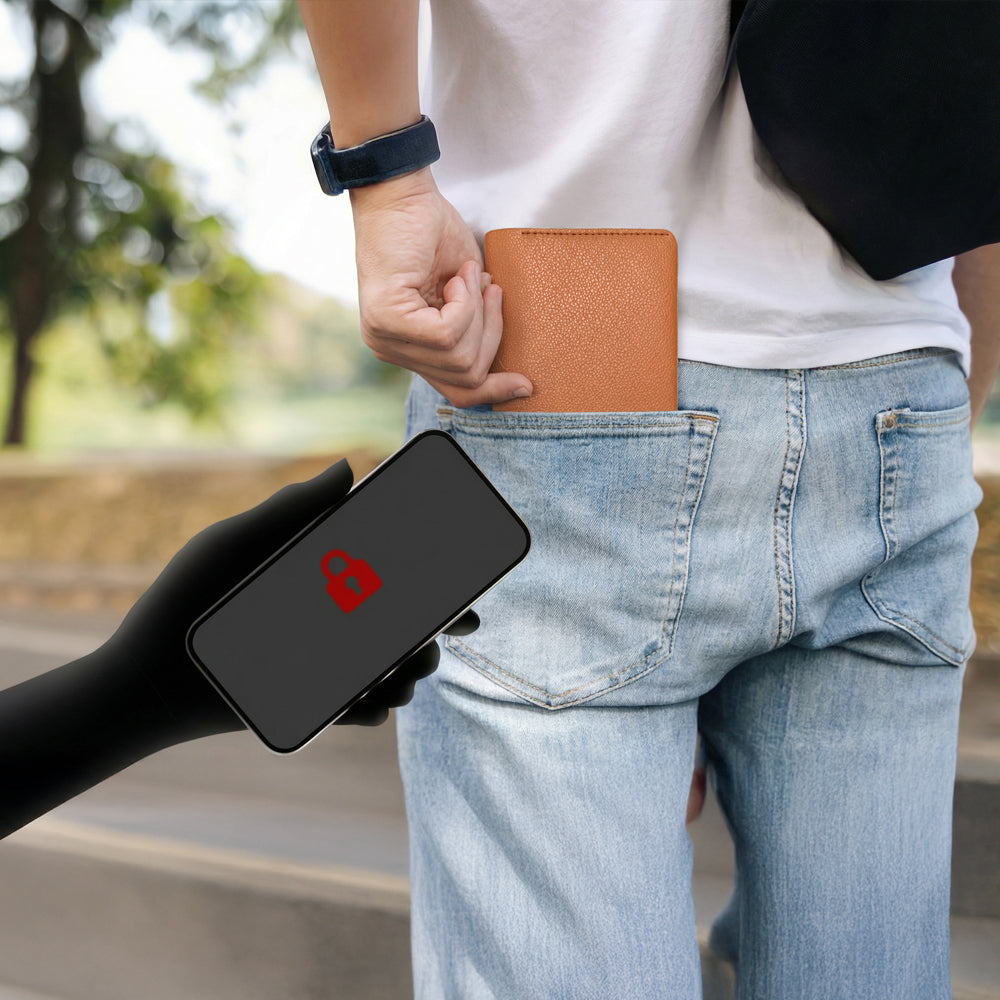 Wiwu Master Passport Wallet Pasaport RFID Özellikli Kart ve Sim Bölmeli PU Deri Cüzdan Kahverengi