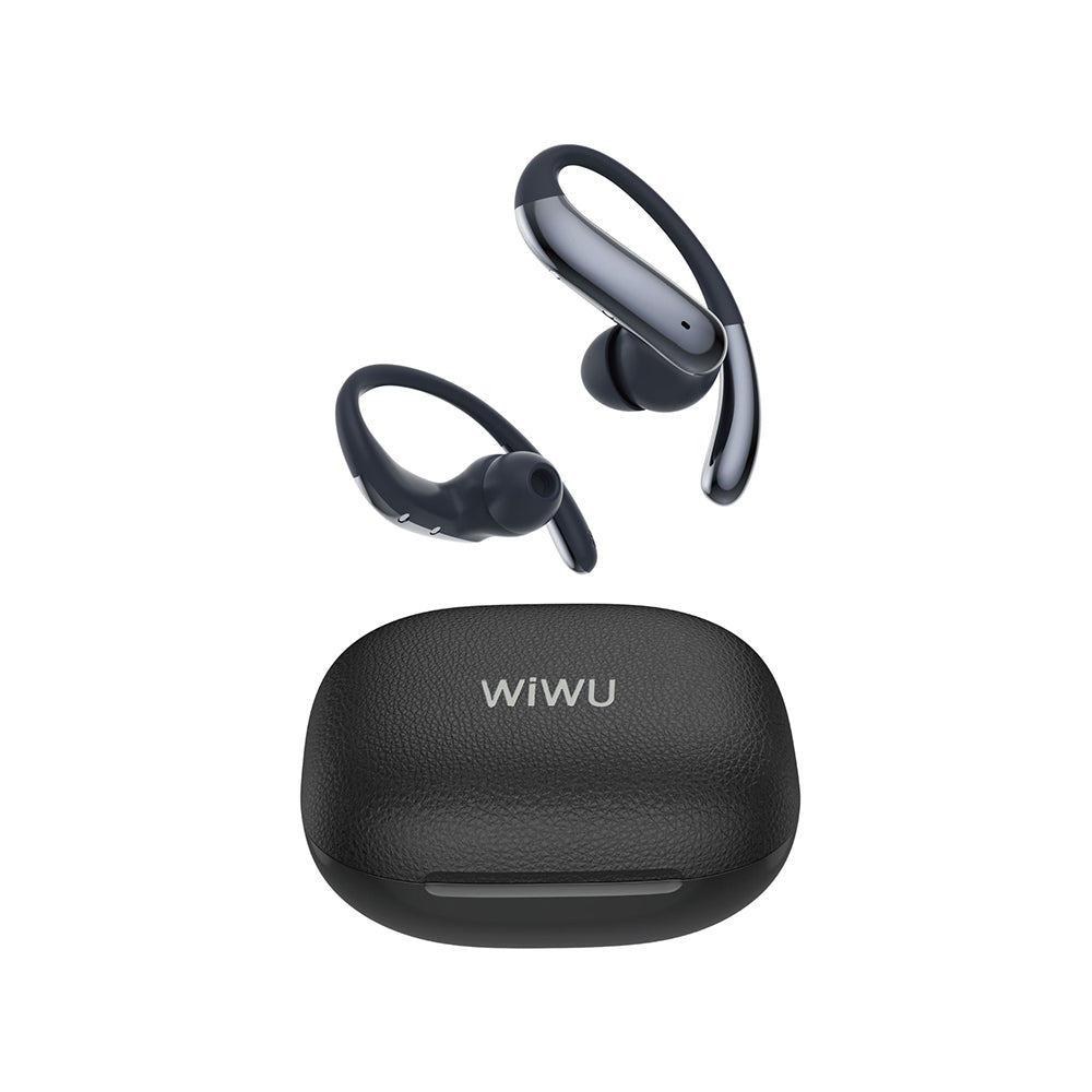 Wiwu O502 Openbuds Serisi Ai Çeviri Özellikli ANC+ENC Teknolojili Bluetooth Kulak İçi Kulaklık v6.0 Siyah