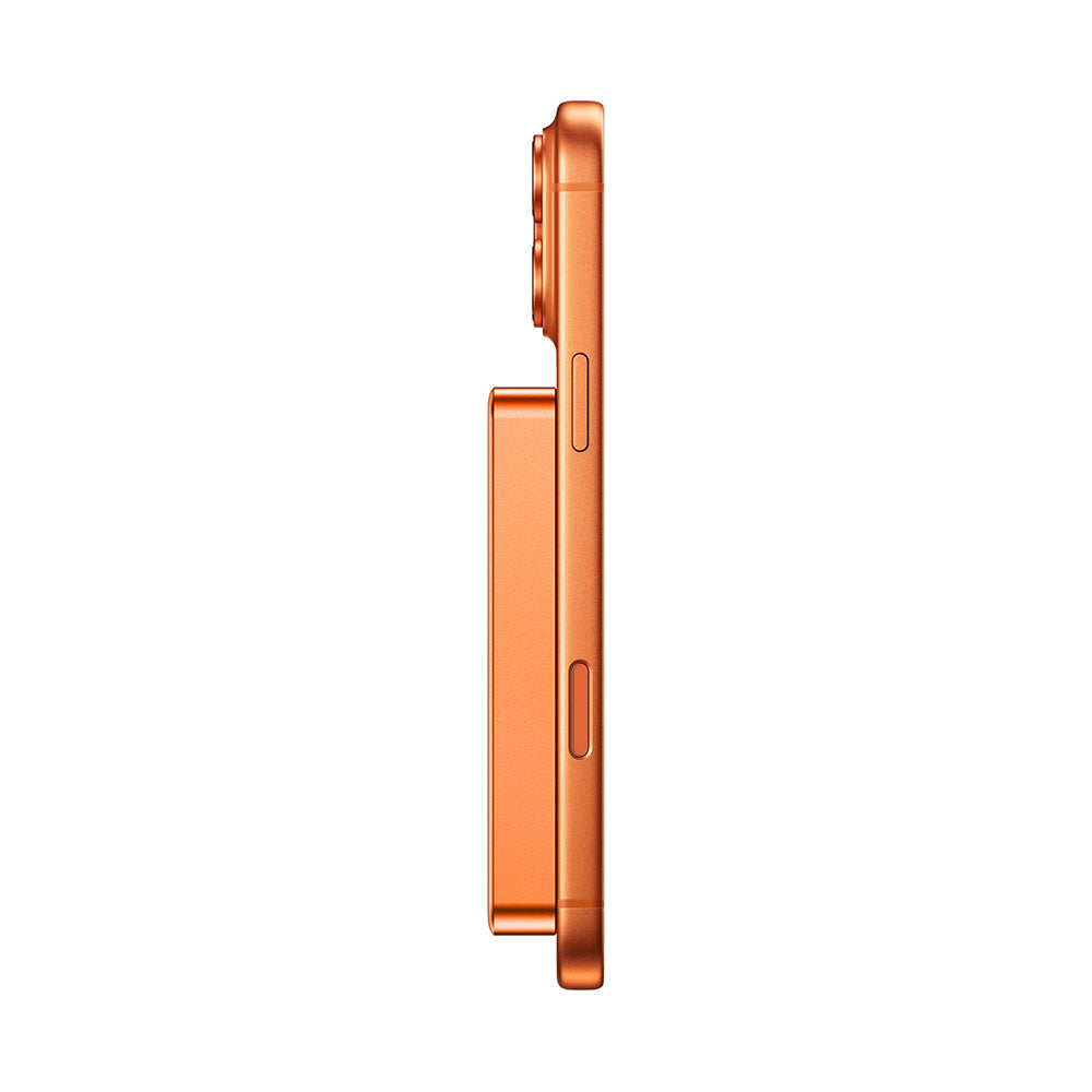 Wiwu P15-1 LED Işık Göstergeli Ultra İnce PD 20W Kablosuz Powerbank 10000mAh 15W Turuncu