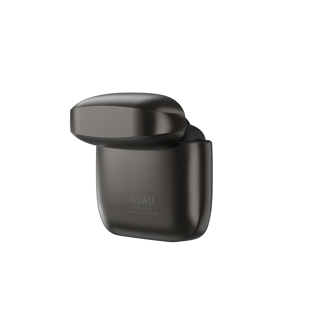 Wiwu T35 Hybrid ANC/ENC Teknolojili Kulak İçi Bluetooth Kulaklık v6.0 Siyah