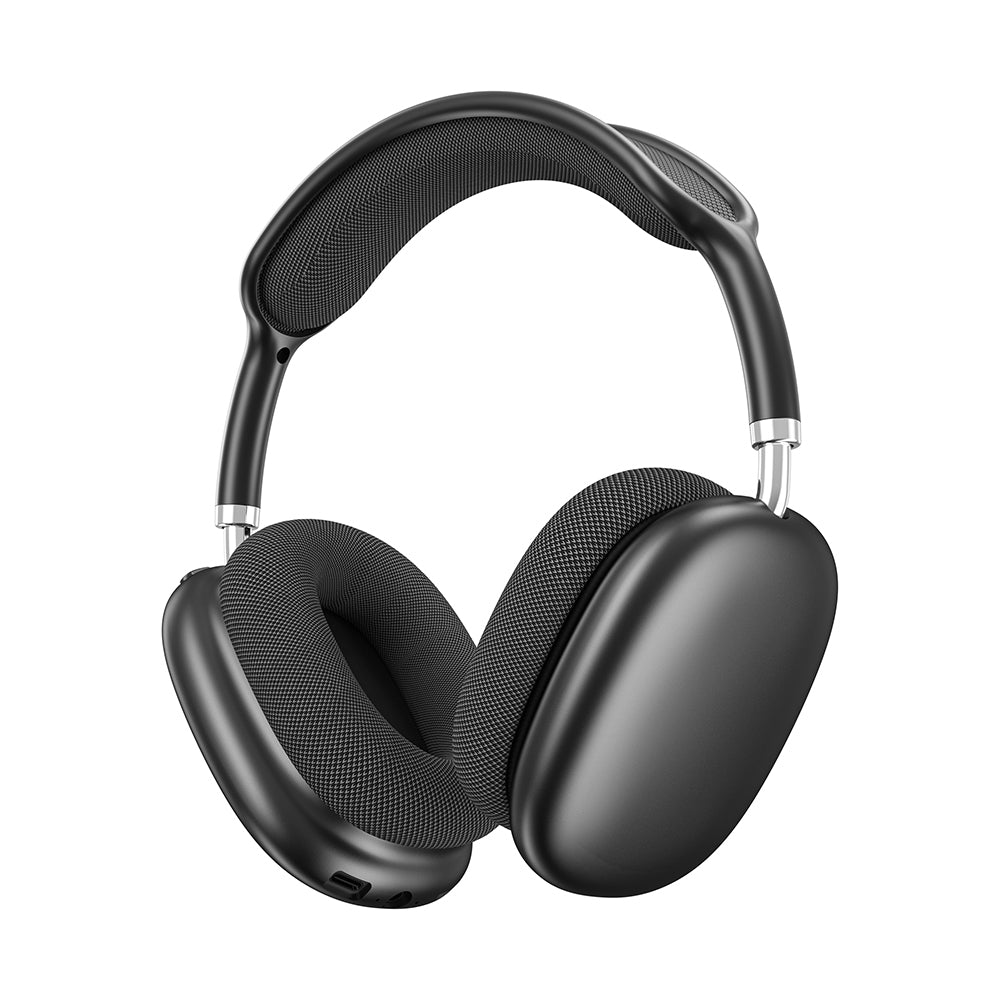 Wiwu TD-13 Airbuds Max Pure Bass Özellikli Kulak Üstü Bluetooth Kulaklık v6.0 Siyah