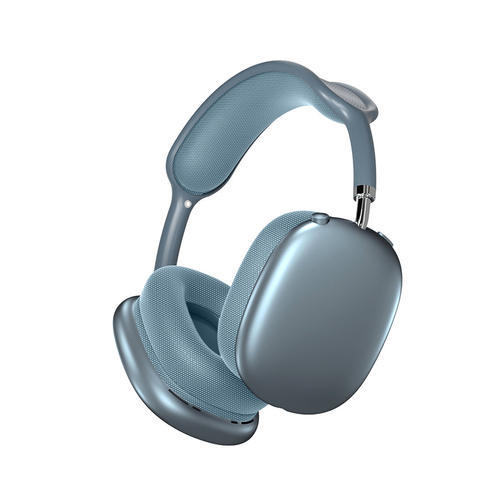 Wiwu TD-13 Airbuds Max Pure Bass Özellikli Kulak Üstü Bluetooth Kulaklık v6.0 Mavi