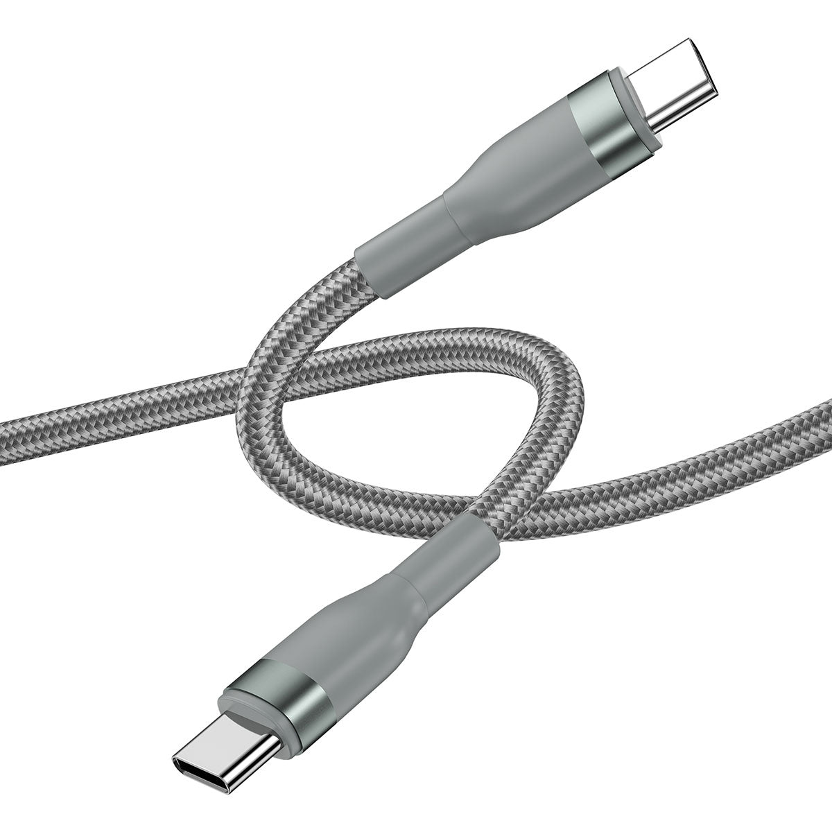Wiwu Wİ-C017 Concise Serisi Type-C to Type-C PD Data Kablo 100W 1.2 Metre Gri