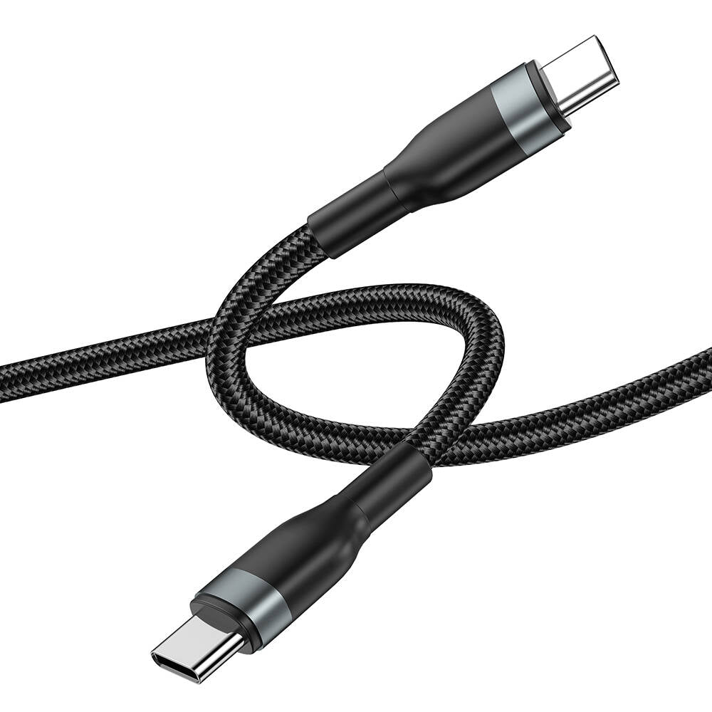 Wiwu Wi-C033 Concise Serisi 3in1 Type-C to Type-C Combo Kablo Seti Gri