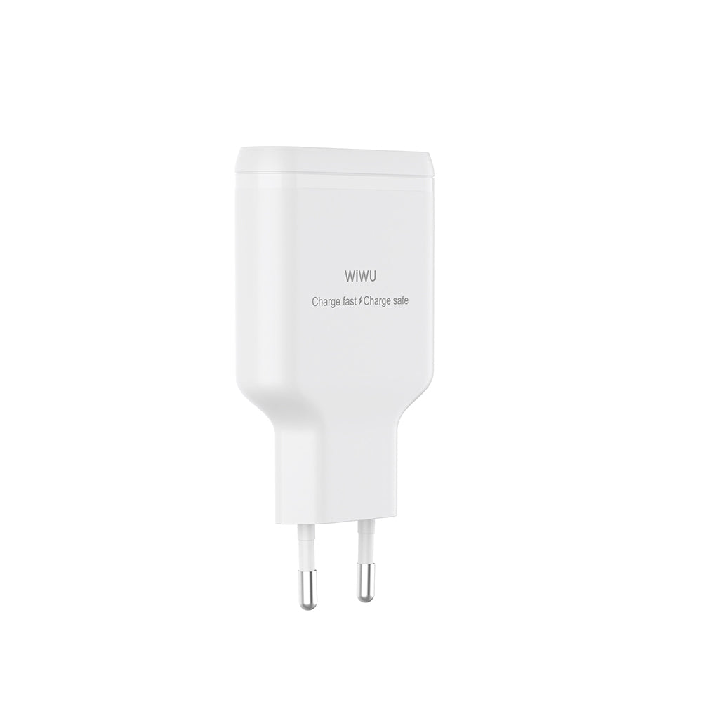 Wiwu Wi-G034 Essen Slim Serisi GaN Tech PD Hızlı Şarj Özellikli Şarj Başlığı 45W Beyaz