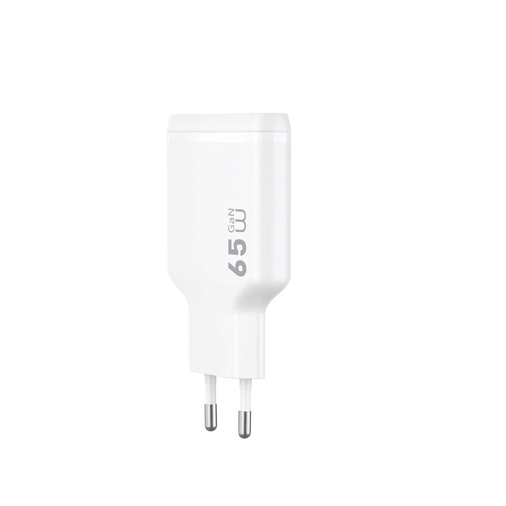 Wiwu Wi-G035 Essen Slim Serisi GaN Tech PD Hızlı Şarj Özellikli Şarj Başlığı 65W Beyaz