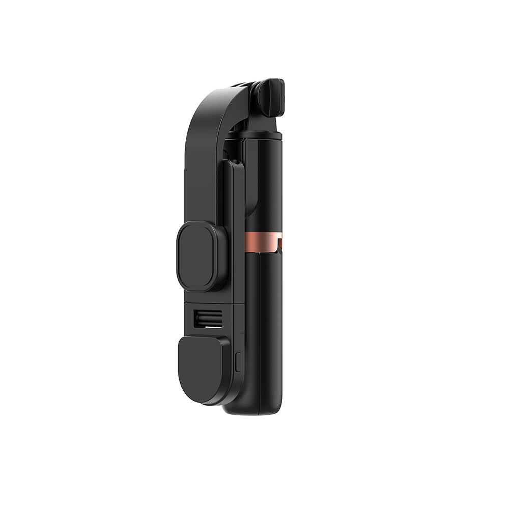 Wiwu Wi-SE011 Dolgu Işıklı Teleskopik Tripod ve Mini Selfie Çubuğu Siyah