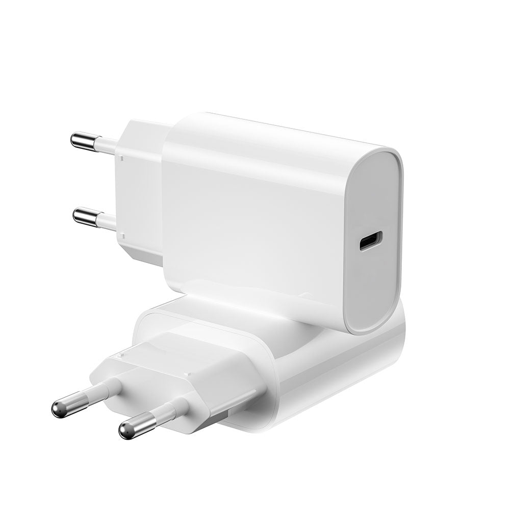 Wiwu Wi-U001 Quick 20W Tek Bağlantılı Type-C PD Hızlı Şarj Başlığı Beyaz