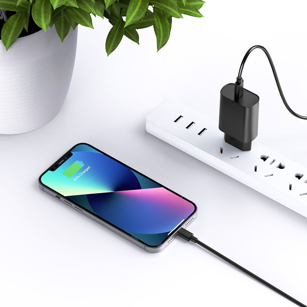 Wiwu Wi-U001 Quick 20W Tek Bağlantılı Type-C PD Hızlı Şarj Başlığı Beyaz