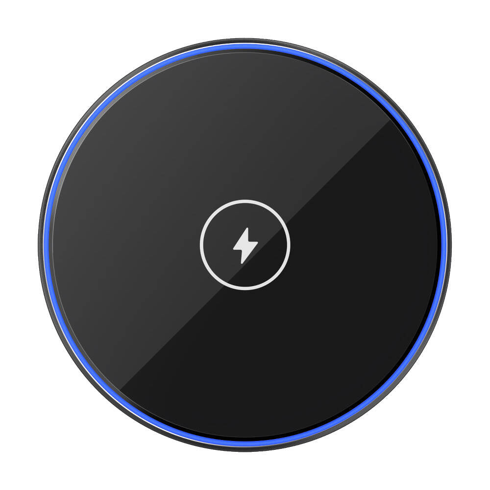 Wiwu Wi-W012 Quantus 15W Hızlı Şarj Özellikli Masaüstü Wireless Şarj Aleti Siyah