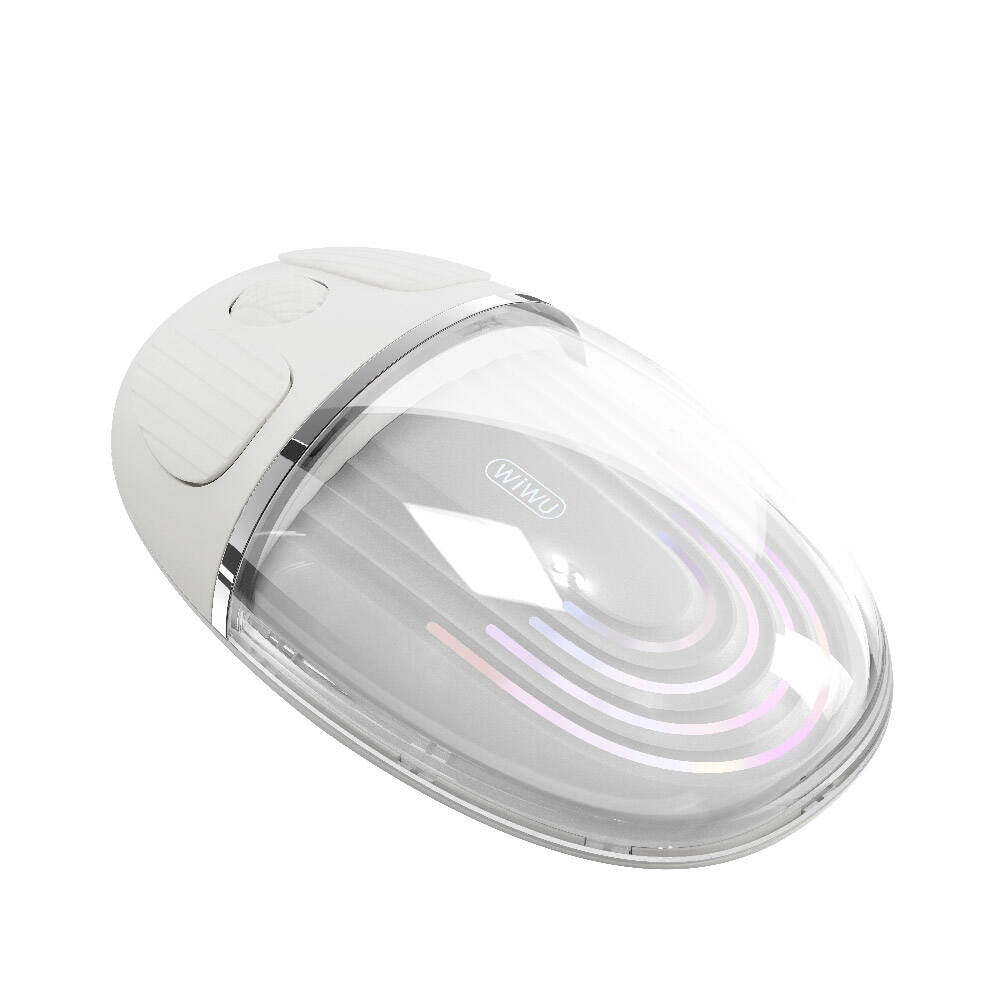 Wiwu WM109 Magic Wimice Serisi Şeffaf Tasarımlı Kablosuz Mouse 1200 DPI Beyaz