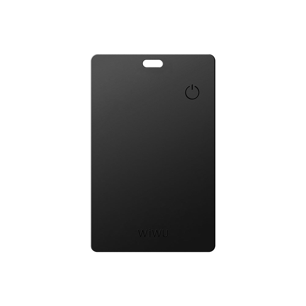 Wiwu WT-07 iTag iOS Find My Destekli Kartlık Tasarımlı Kaybolmaya Karşı GPS Akıllı Takip Cihazı Siyah