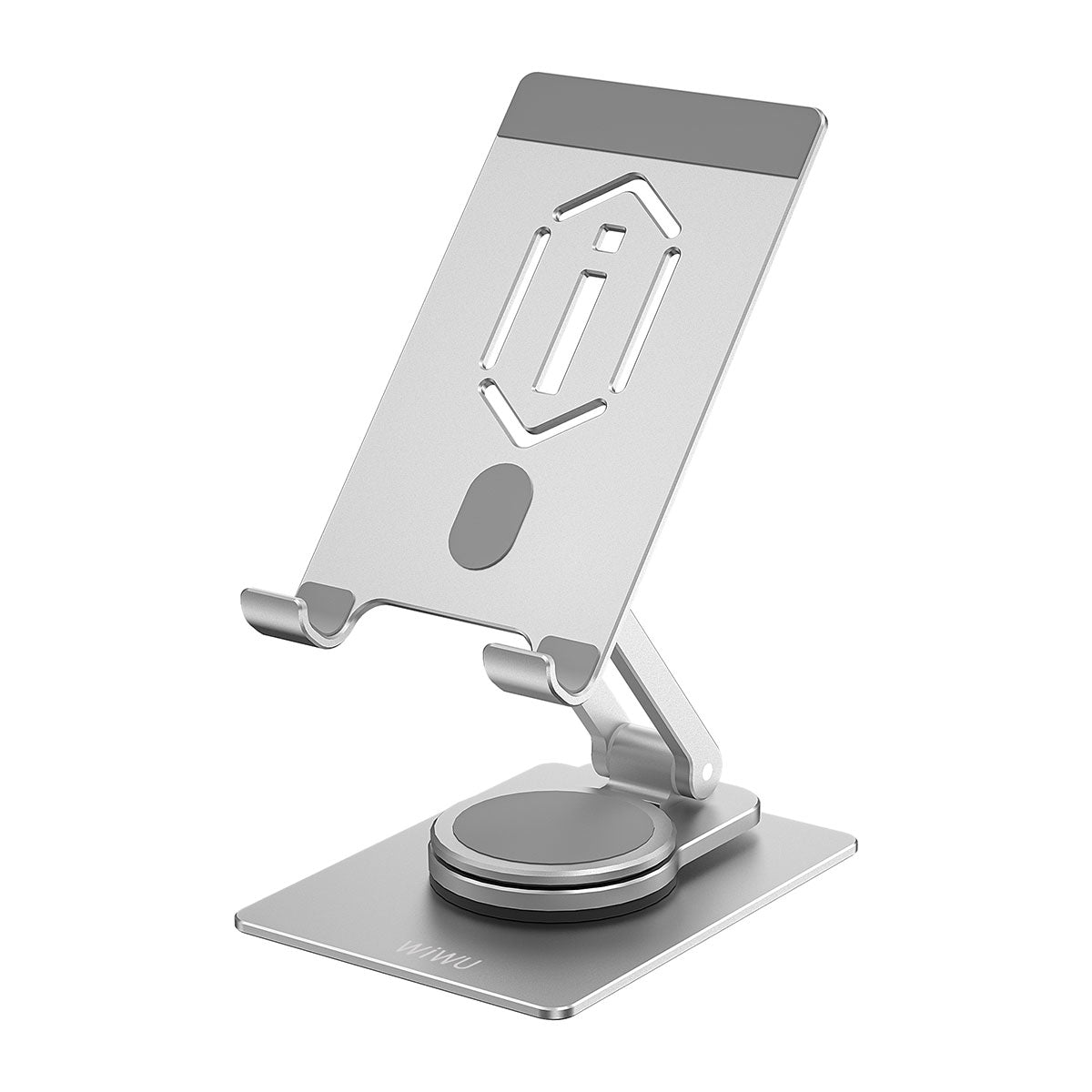 Wiwu ZM107 Taşınabilir Katlanabilir 360 Dönebilen Metal Telefon ve Tablet Standı - enzaksesuar