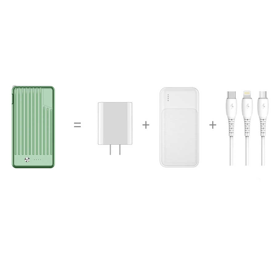 Xipin T106 10000 Mah Powerbank Yeşil