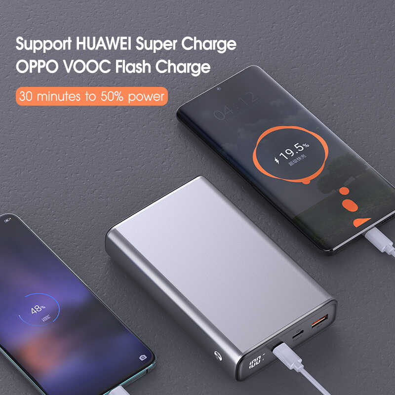 Xipin T110LF 20000 Mah Powerbank Gri