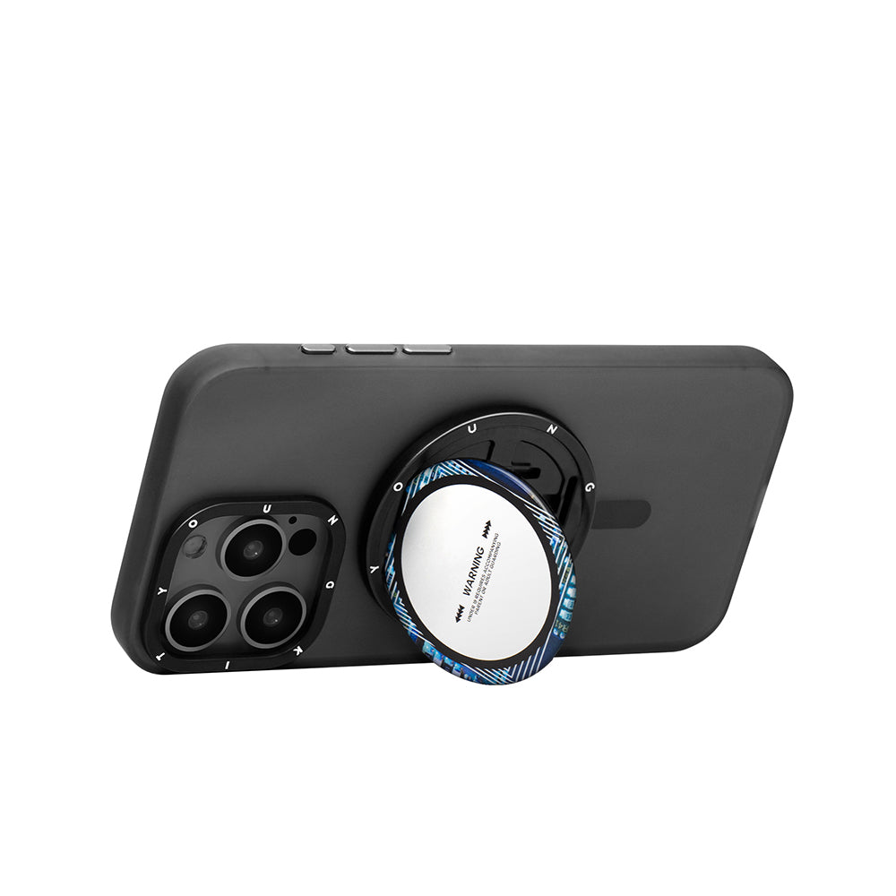 Youngkit Telefon ve Tabletler için Magnetik Ring Stand Gri