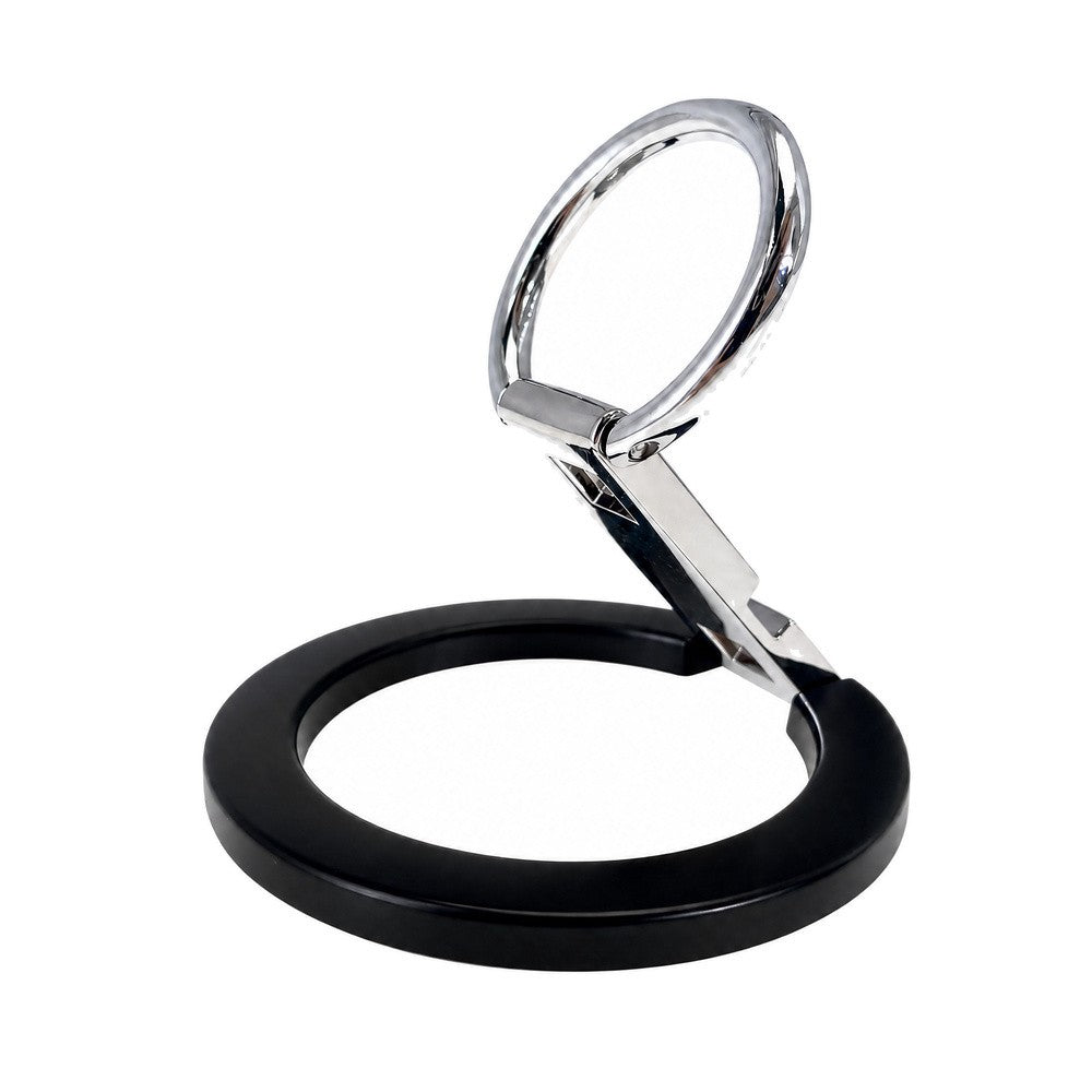 Zore Paris M1 Magnetik Ring Stand Telefon Tutucu Siyah