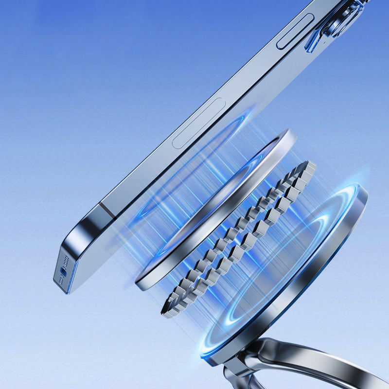 Zore T28 Vakum Özellikli 360 Derece Dönebilen Magnetik Telefon Tutucu Siyah