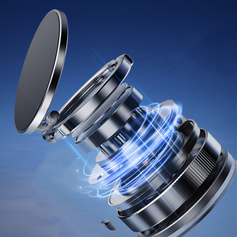 Zore T28 Vakum Özellikli 360 Derece Dönebilen Magnetik Telefon Tutucu Siyah