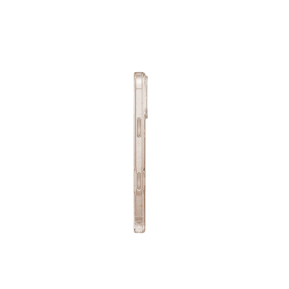COEHL iPhone 16 Pro Magsafe Şarj Özellikli Simli Arka Yüzey Askı İpi Aparatlı Lumino Rose Gold Kılıf
