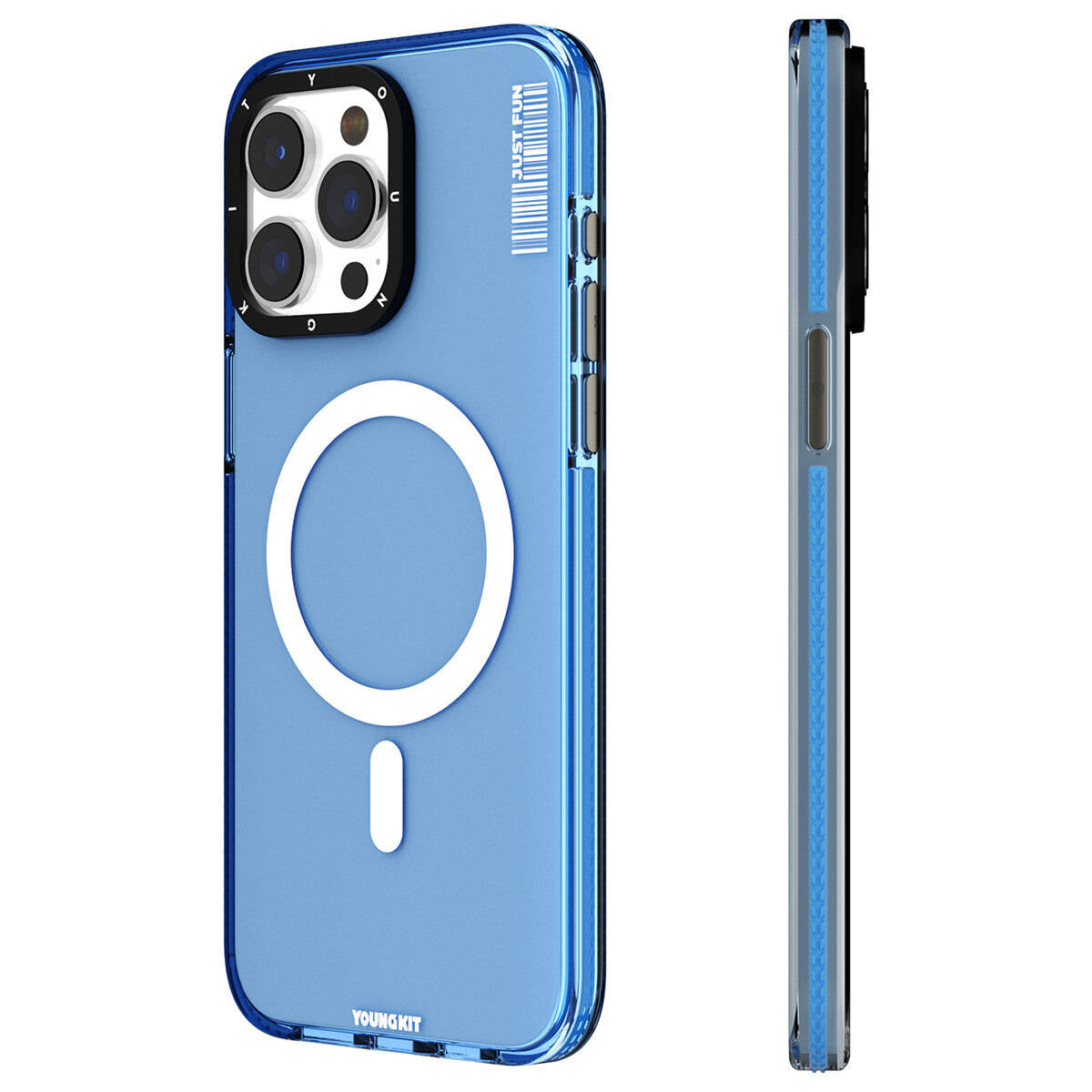 Youngkit Crystal Color Serisi Mavi Kapak - enzaksesuar