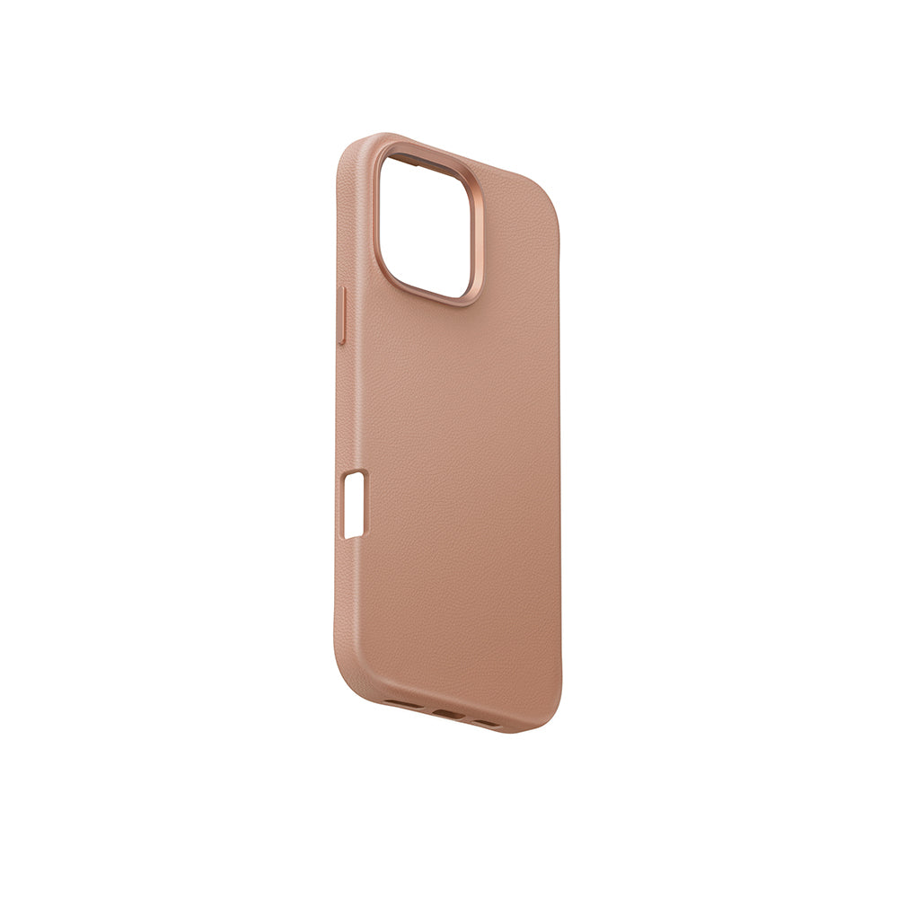 COEHL iPhone 16 Pro Magsafe Şarj Özellikli Soft Arka Yüzey Askı İpli Coehl Muse Kum Pembe Kılıf