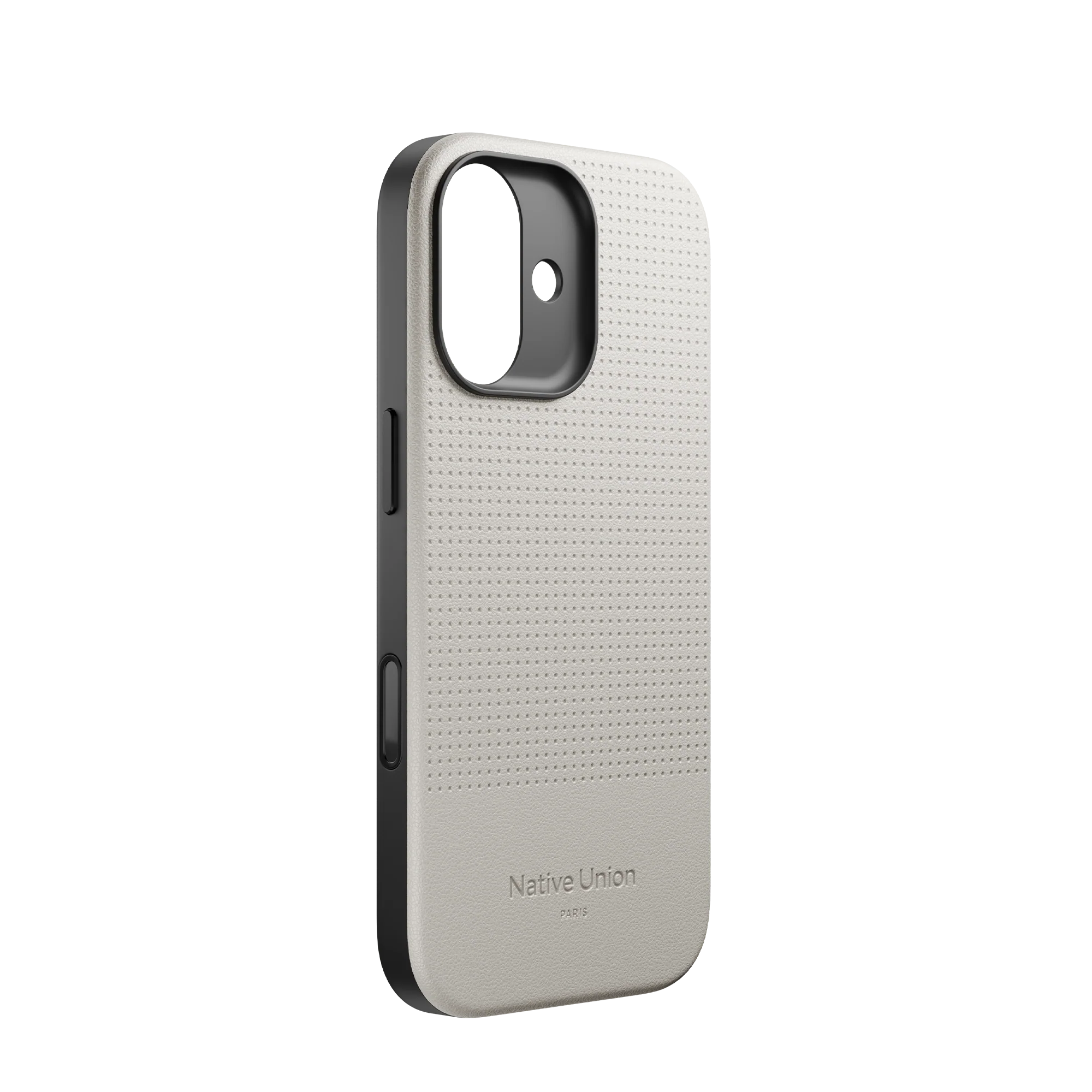 Apple iPhone 17 Kılıf M-safe Şarj Özellikli Deri Dokulu Native Union 2025 Active Serisi Kapak Beyaz