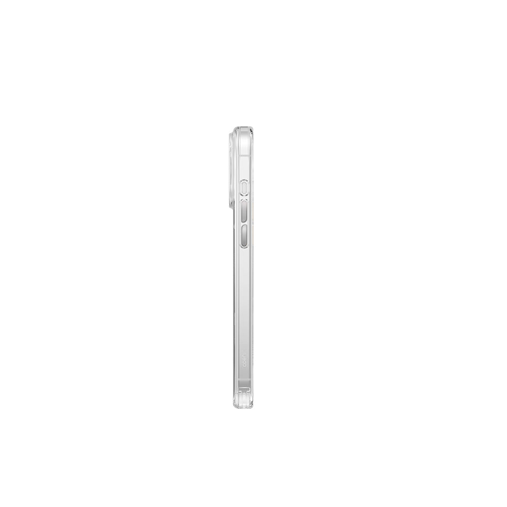 COEHL iPhone 16 Pro Kılıf Magsafe Şarj Özellikli Holografik Şeffaf Arka Yüzey Savon Kılıf