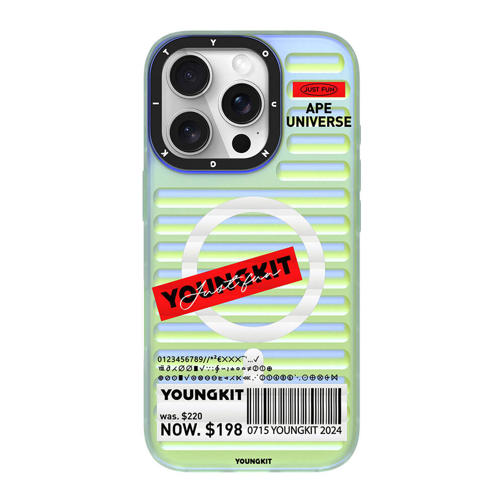 YOUNGKİT iPhone 16 Pro Max Magsafe Şarj Özellikli Chameleon Serisi Kırmızı Kılıf