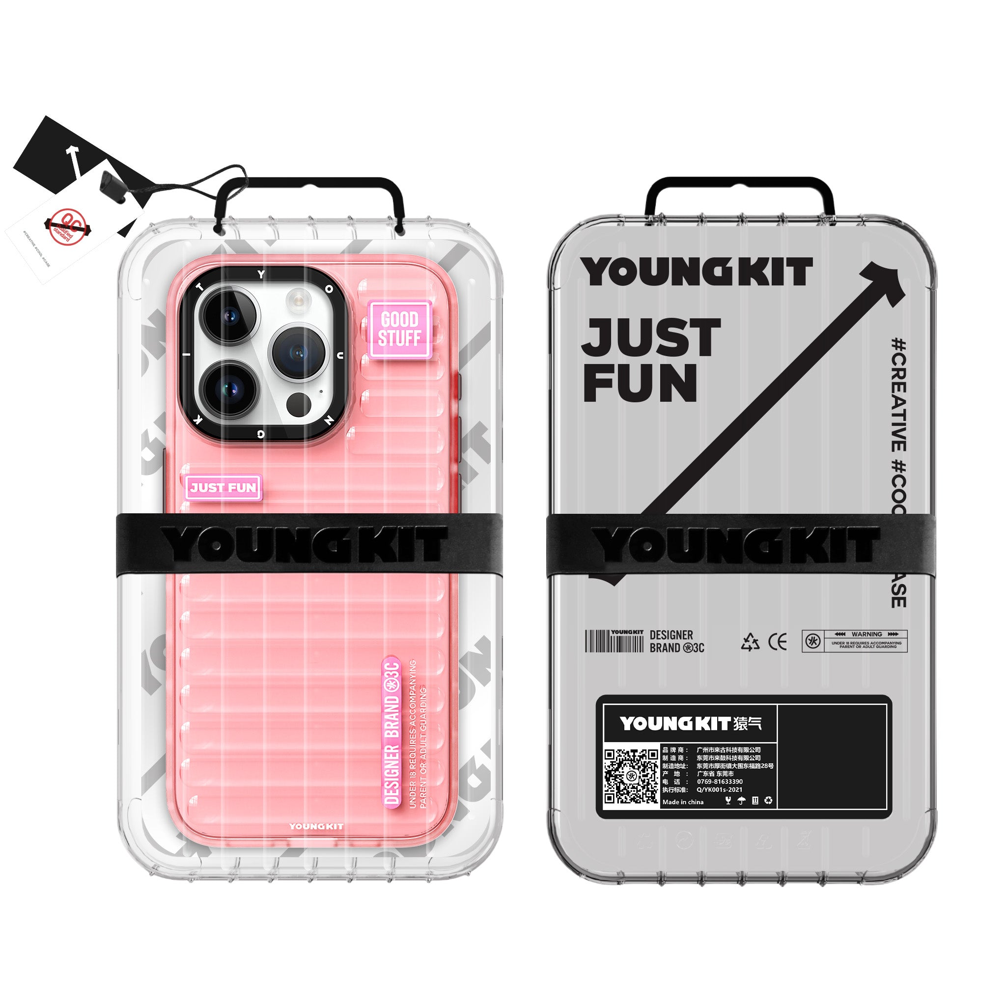 YoungKit Fluorite Serisi Pembe Kapak - enzaksesuar