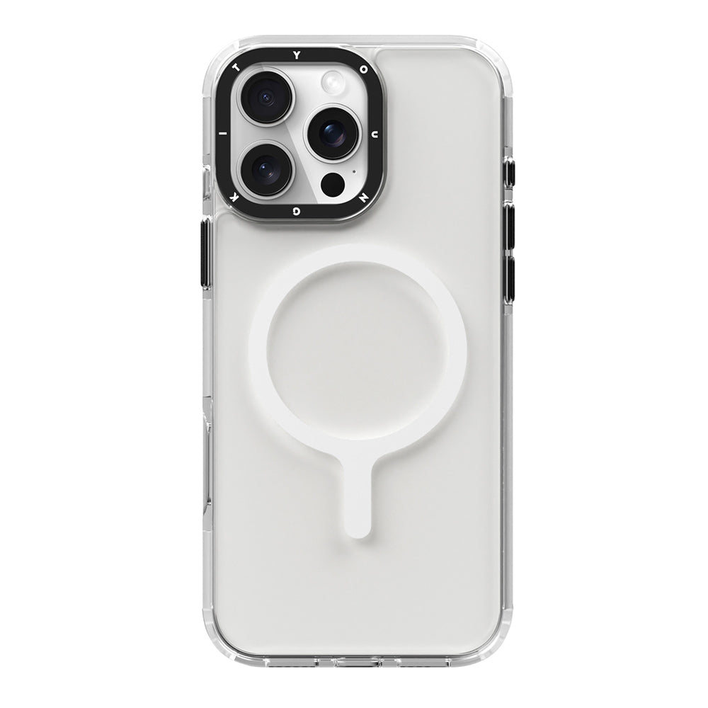 YOUNGKIT iPhone 16 Pro Max Magsafe Şarj Özellikli Crystal Color Serisi Şeffaf Kılıf