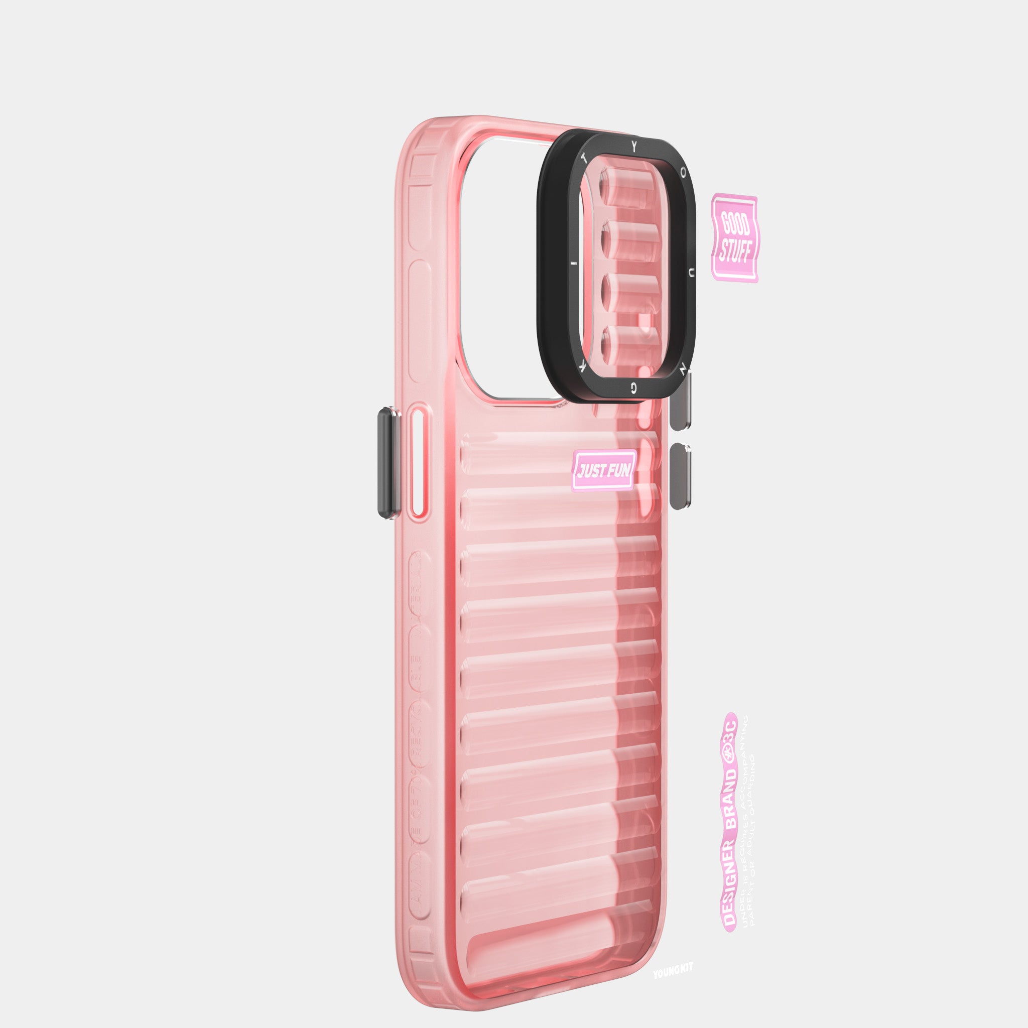 YoungKit Fluorite Serisi Pembe Kapak - enzaksesuar