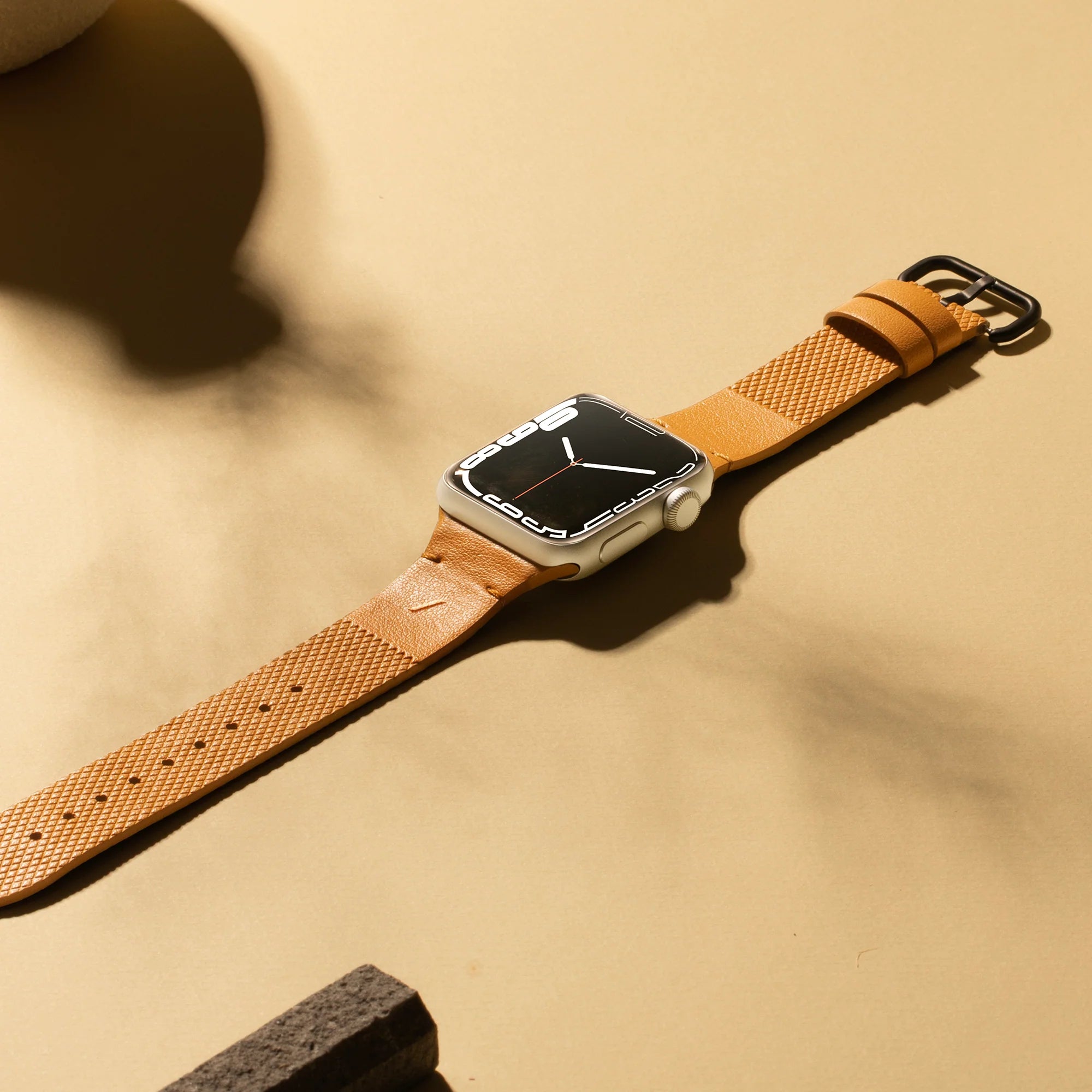 Apple Watch 10 42mm Native Union Classic Serisi Silikon Kordon Turuncu